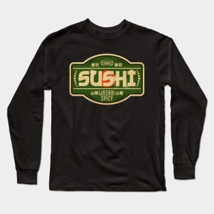 Sushi Wasabi Spicy Long Sleeve T-Shirt